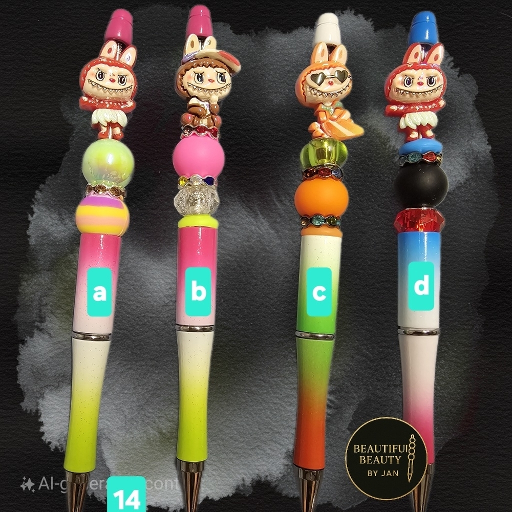 Colorful Character Pens for Kids